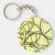 Grunge Pattern 203 Key Chains
