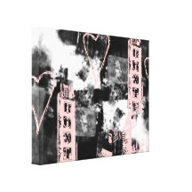 Grunge Pattern 61 Stretched Canvas Print