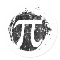 Grunge PI stickers