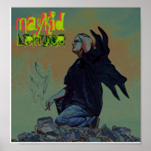 Grunge Rock Naykid Lettuce Poster