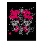 GRUNGE SKULLS POSTCARDS