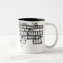 Grunge Stage Manager God Coffee Mugs