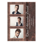 Grunge Style 2013 Graduation Announcement invitations