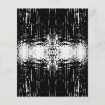 Grunge Style Monochrome Abstract. Flyer Design
