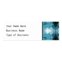 Grunge Style Teal Abstract. Business Card Template