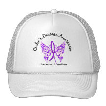 Grunge Tattoo Butterfly 6.1 Crohn's Disease Hats
