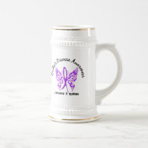 Grunge Tattoo Butterfly 6.1 Crohn's Disease Mug