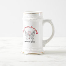 Grunge Tattoo Butterfly 6.1 Lung Cancer Coffee Mug
