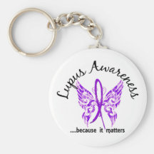 Grunge Tattoo Butterfly 6.1 Lupus Keychains