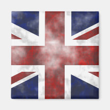 Grunge Uk Refrigerator Magnet