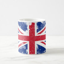 Grunge Union Jack Flag mug