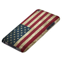 Grunge US Flag iPod Case-Mate Cases