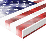 Grunge USA Stretched Canvas Print