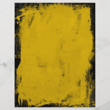 grunge yellow personalized flyer