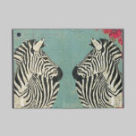 Grunge Zebra Blue  iPad Case powis icase