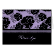 Grungy Floral Decadence Customisable Card