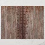 Grungy Riveted Rusty Metal Custom Flyer