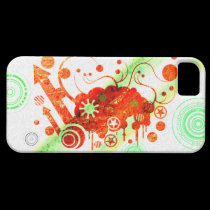 Grungy Street Art Urban Design Circles, Flourishes casemate cases