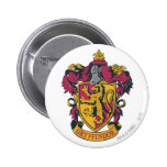 Gryffindor crest red and gold pinback buttons