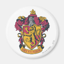 Gryffindor crest red and gold refrigerator magnet