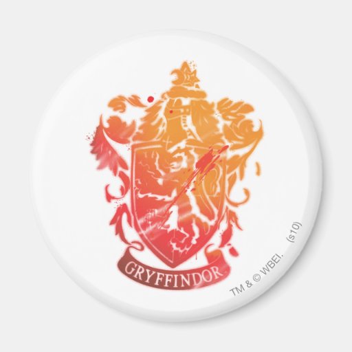 Gryffindor Crest - Splattered Refrigerator Magnets