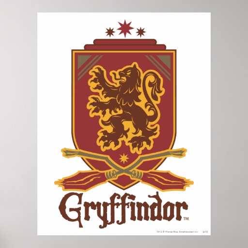 Gryffindor Quidditch Badge Print
