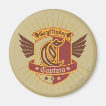Gryffindor Quidditch Captain Emblem Fridge Magnets