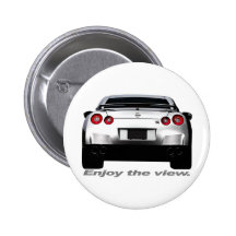GT-R "Enjoy the view." Pinback Button