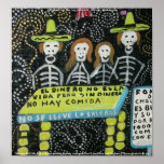 Guanajuato folk art, Día de los Muertos Poster