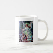 GUARDIAN ANGEL c. 1900 Mugs