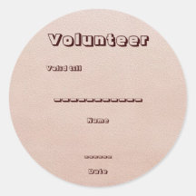 Guest, Visitor: Conference, Exhibition, Promotion Round Stickers