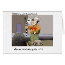 Guide Cats Funny Cat Gifts & Collectibles Greeting Cards