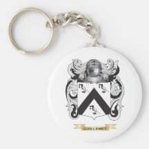 Guillemet Coat of Arms (Family Crest) Keychain