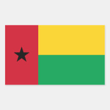 Guinea-Bissau/Bissauan Flag Sticker