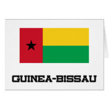 Guinea-Bissau Flag Card