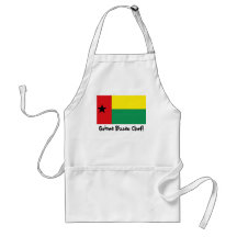 Guinea Bissau flag chef apron