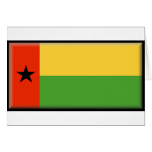 Guinea-Bissau Flag Greeting Card