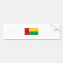 Guinea-Bissau FLAG International Bumper Sticker