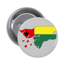 Guinea bissau flag map pins