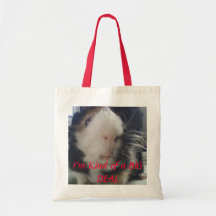 guinea pigs are a big deal canvas bags