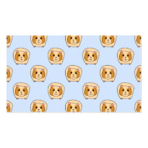 Guinea Pigs on Blue. Business Card Templates