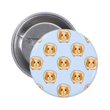 Guinea Pigs on Blue. Pin