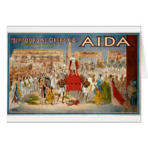 Guiseppe Verdi Aida 1908 Hippodrome Cards