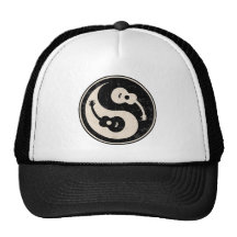 guit-yang1-blk-tan-T Hats