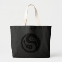 guit-yang1-blk-tan-T Tote Bags