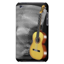 Guitar and Music Sheet Barely There iPod Cases