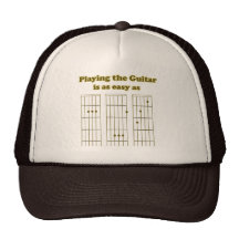 Guitar as Easy as ABC Mesh Hats