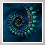 Guitar Fractal Poster
