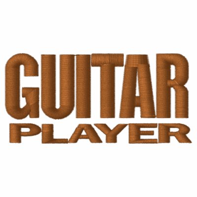 Guitar Player Embroidered Hooded Sweatshirt Guitar Player Embroidered Hooded Sweatshirt