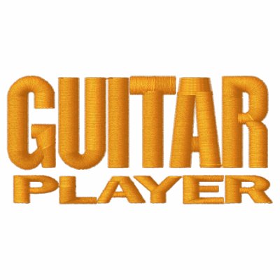 Guitar Player Embroidered Hoody Guitar Player Embroidered Hoody